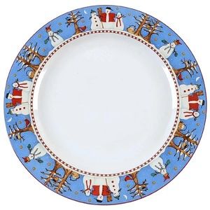 Debbie Mumm Snowman Dinner Plates